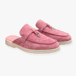 Comfortabele Dames Mules met Slip On Design en Platte Zool