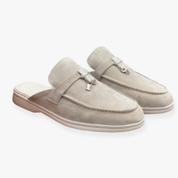 Comfortabele Dames Mules met Slip On Design en Platte Zool