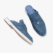 Comfortabele Dames Mules met Slip On Design en Platte Zool