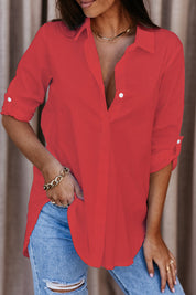 Oversized Blouse Met Lange Mouwen Voor Dames