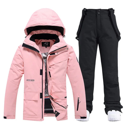 Vrouwen Skipak Set Met Waterdichte Afwerking En Warme Pasvorm