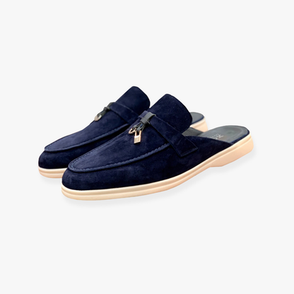 Comfortabele Dames Mules met Slip On Design en Platte Zool