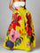 Maxirock Damen mit Hoher Taille und Blumenprint – Agatha 2