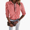 Damesblouse | Verticaal Streeppatroon & Verfijnd Klassiek Design