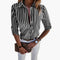 Damesblouse | Verticaal Streeppatroon & Verfijnd Klassiek Design