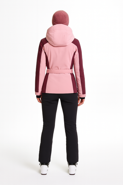 Zachte Dames Skipak Set Met Jas En Broek Voor Actieve Wintersport