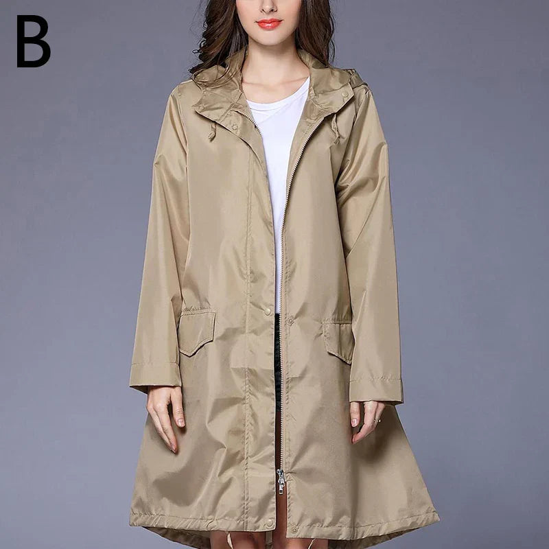 Drune | Women's Rain Jacket Waterproof Elegant Tailored Fit 0