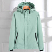 Drune | Women's Rain Jacket Waterproof Stylish Hooded Fit 0