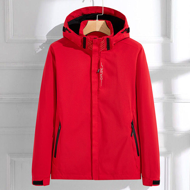Drune | Women's Rain Jacket Waterproof Stylish Hooded Fit 1