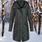Drune | Women's Rain Jacket Weatherproof Casual Mid-Thigh Fit 0
