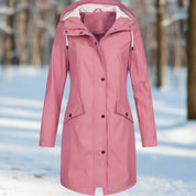 Drune | Women's Rain Jacket Weatherproof Casual Mid-Thigh Fit 3