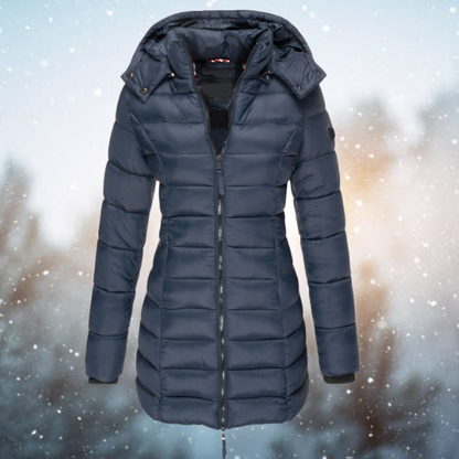 Warme Gewatteerde Puffer Winterjas Capuchon Vrouwen