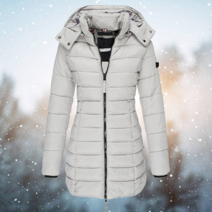 Warme Gewatteerde Puffer Winterjas Capuchon Vrouwen