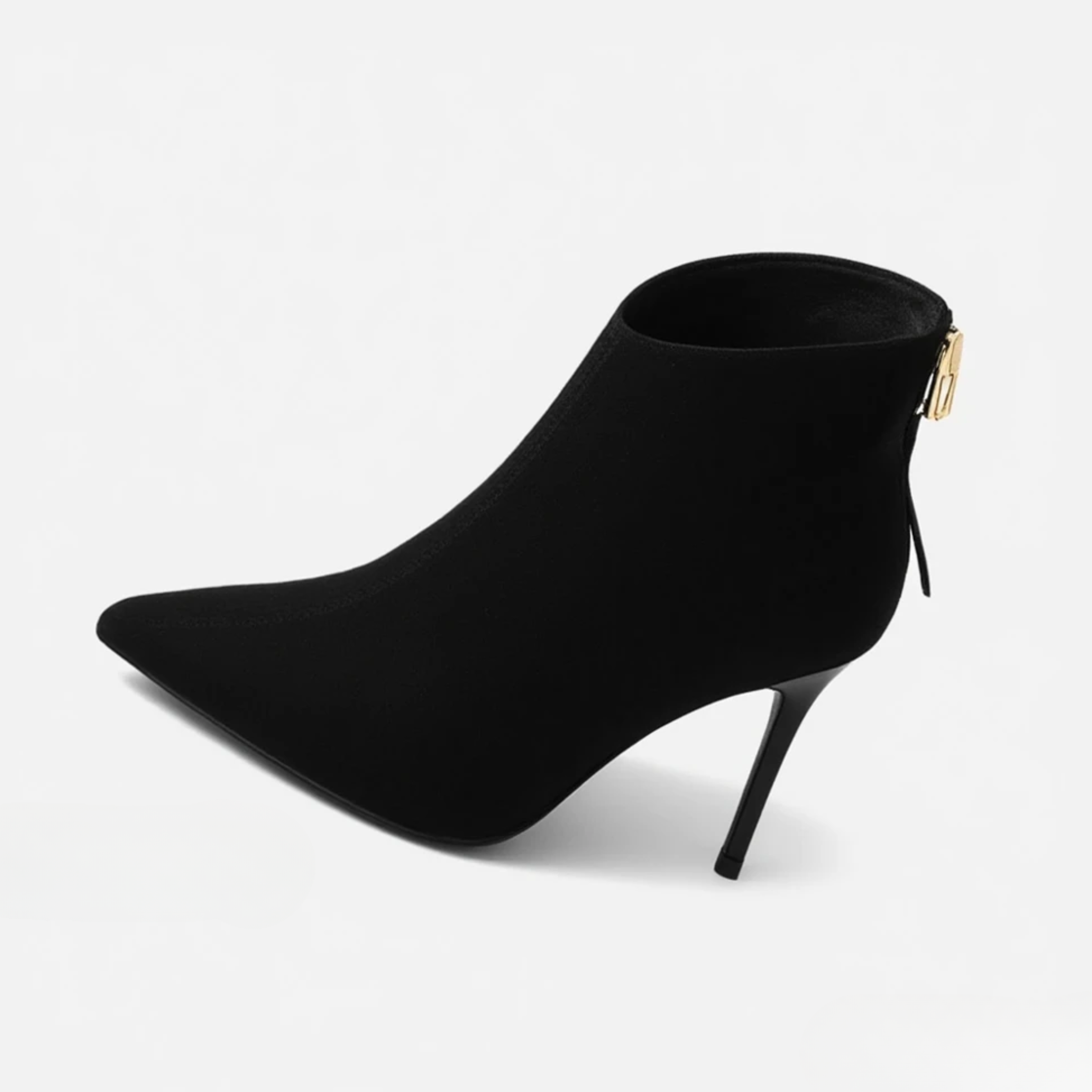 Elise - Chelsea boots met puntige neus en hoge hak