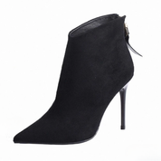 Elise - Chelsea boots met puntige neus en hoge hak