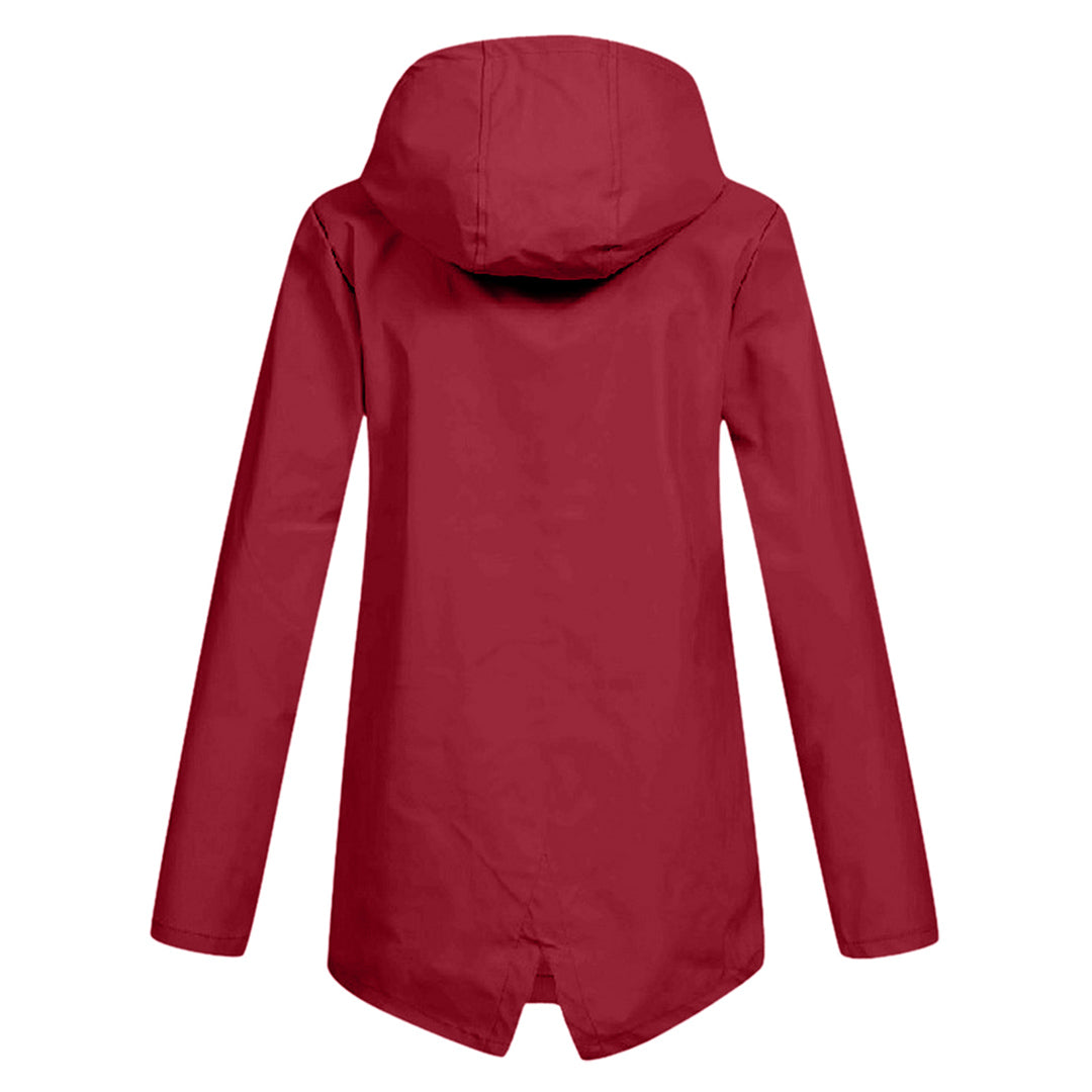 Dames Softshelljas Wind- en Waterafstotende Regenjas met Capuchon