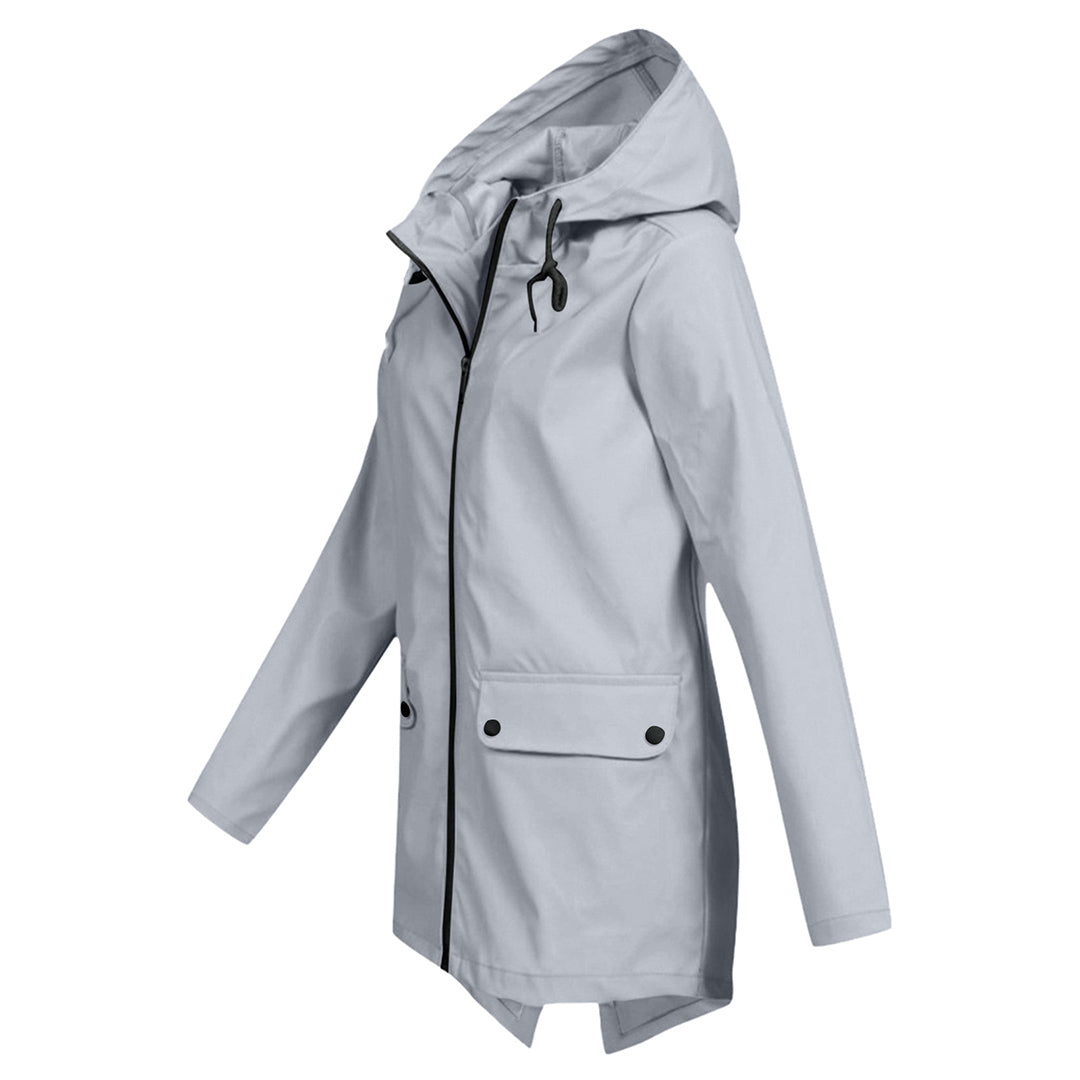 Dames Softshelljas Wind- en Waterafstotende Regenjas met Capuchon