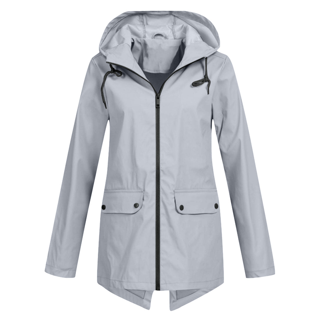 Dames Softshelljas Wind- en Waterafstotende Regenjas met Capuchon