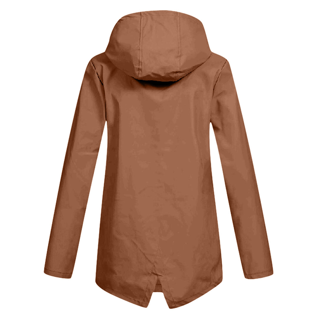 Dames Softshelljas Wind- en Waterafstotende Regenjas met Capuchon