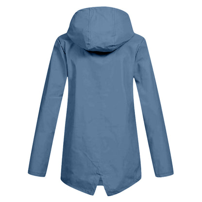 Dames Softshelljas Wind- en Waterafstotende Regenjas met Capuchon