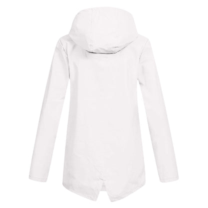Dames Softshelljas Wind- en Waterafstotende Regenjas met Capuchon