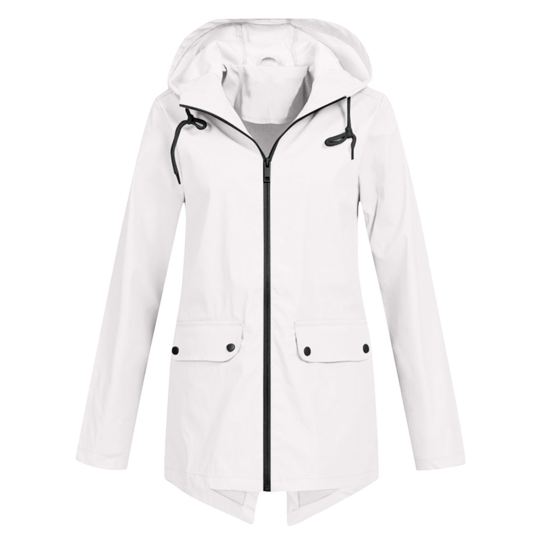 Dames Softshelljas Wind- en Waterafstotende Regenjas met Capuchon