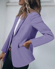 Fenna - Gekleurde Blazer met enkele knoop