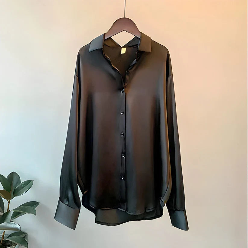 Zelia - Soepele Oversized Blouse | Tijdloos