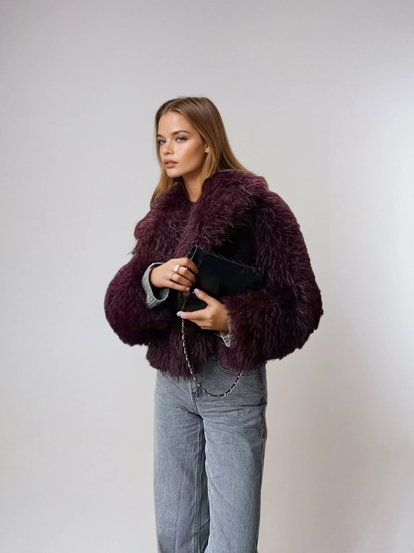 Faux fur Winterjas voor Vrouwen Zacht en Warm