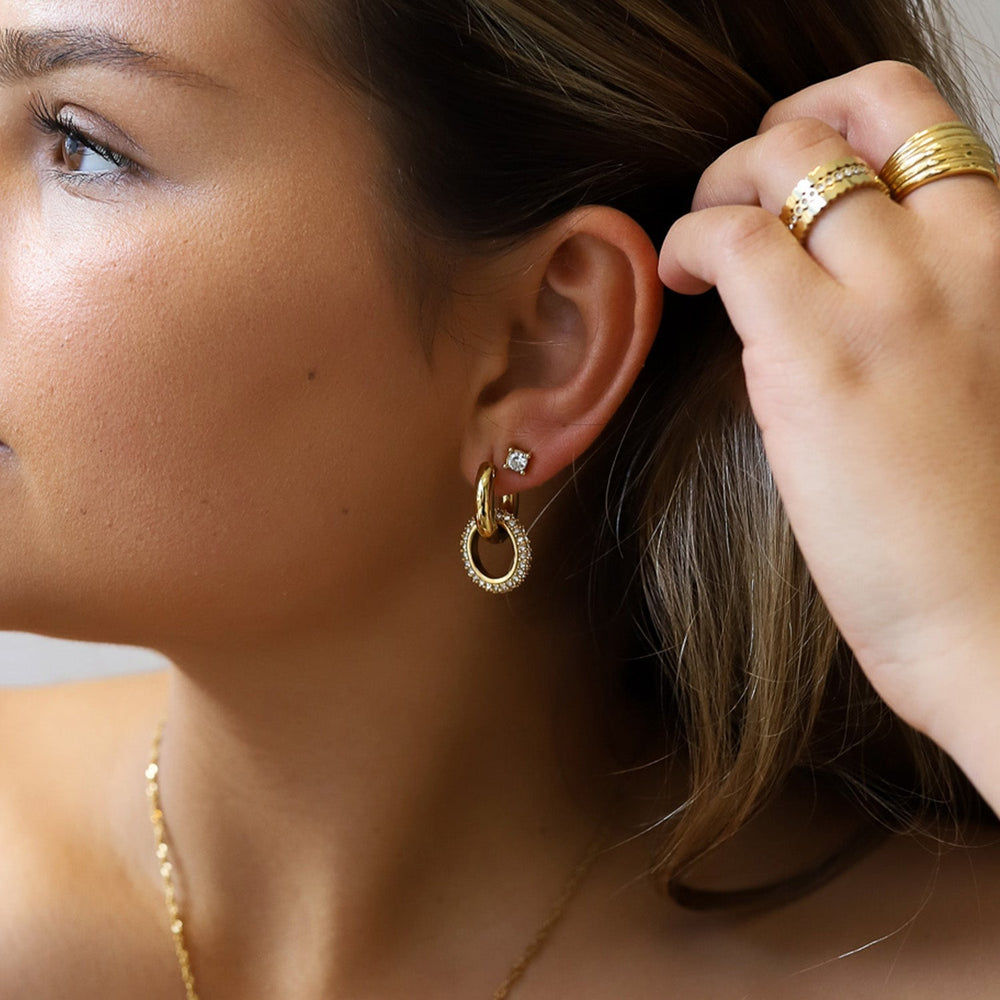 Juul - Boucles d'oreilles dorées