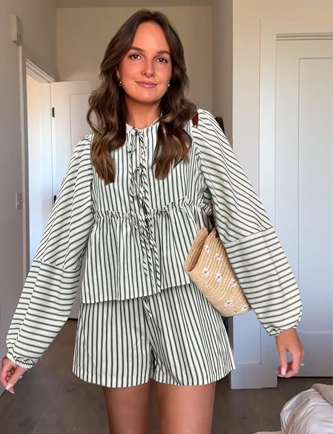 Selena - Zomerse sets met strepen