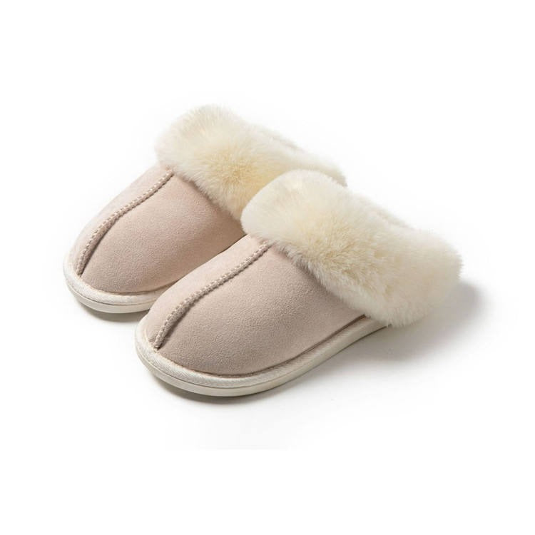 Vrouwen Winterse Fluffy Pantoffels met Anti-Slip Zool en Warme Voering