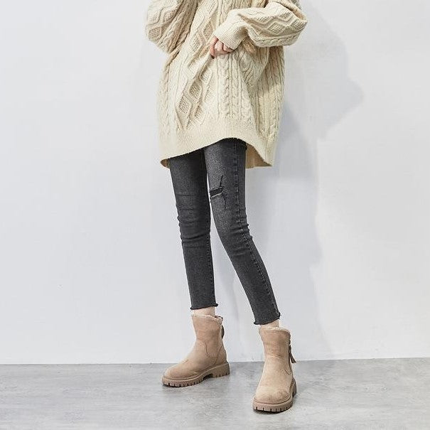 Women's Warm Winter Boots with Anti-Slip Sole