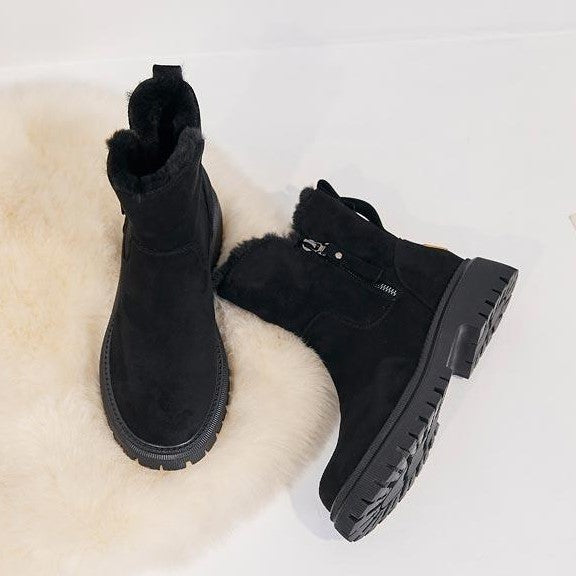 Women's Warm Winter Boots with Anti-Slip Sole