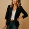 Haven | Elegant & Tailored Black Blazer for Women – Slim Fit One Button Design 7