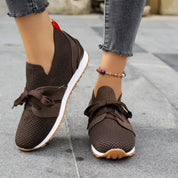 Hazel Shoes | Mesh Lace-Up Comfy Sneakers