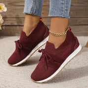 Hazel Shoes | Mesh Lace-Up Comfy Sneakers