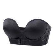 Soutien-gorge bandeau sans couture de luxe pour femme avec effet push-up