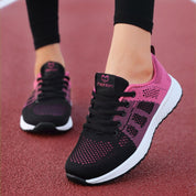 Sportieve Sneakers Met Ademend Mesh Voor Dames