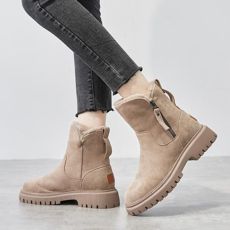 Women's Warm Winter Boots with Anti-Slip Sole