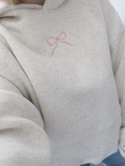 Yvonne - Oversized hoodie met strik