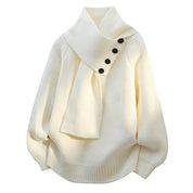 Imogen | Cozy Scarf-Neck Sweater 0