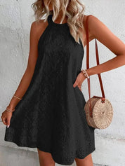 Kendra Dress | Elegant Sleeveless Swing Dress