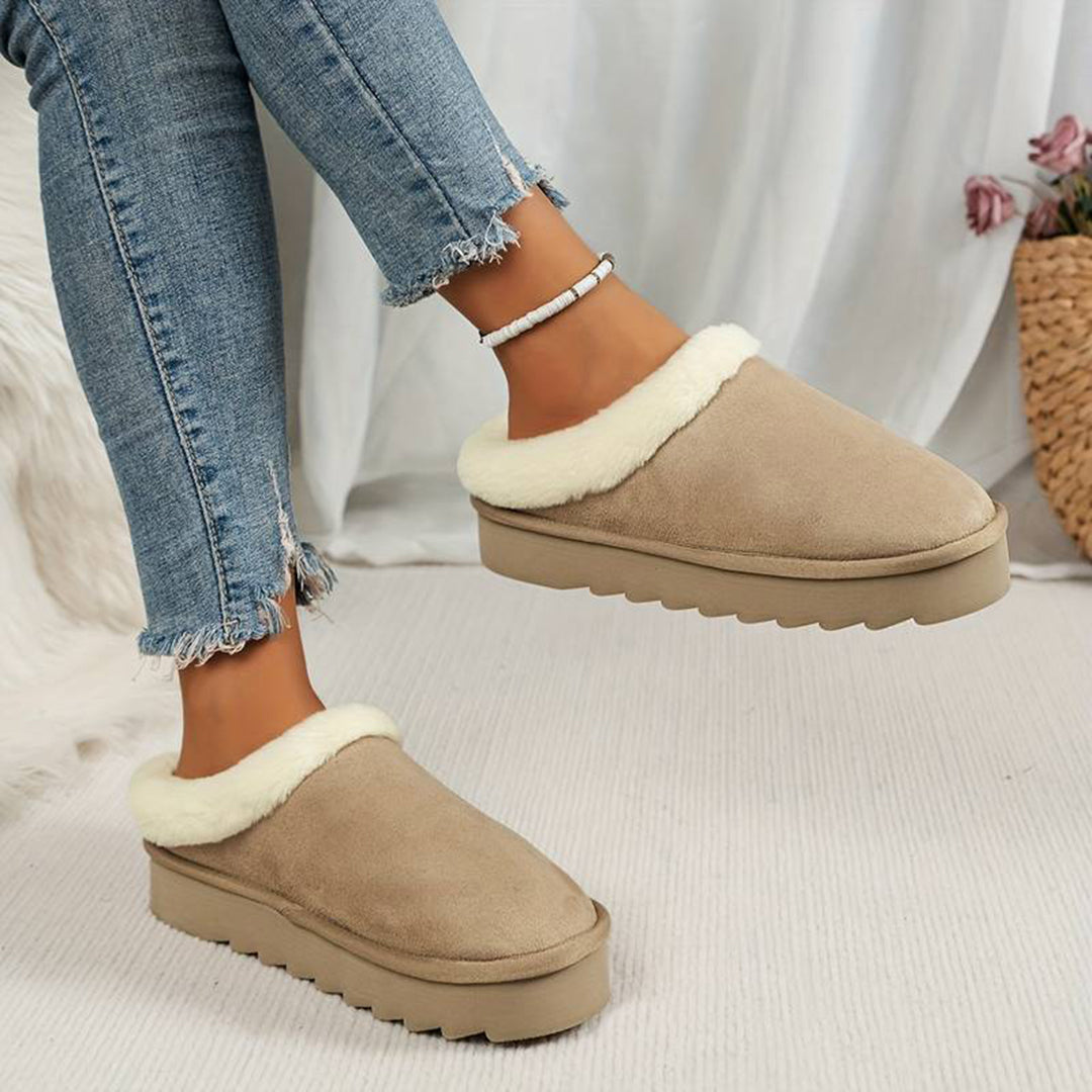 Warme Winterpantoffels Met Antislip Zool En Zachte Voering Voor Vrouwen