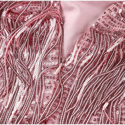 Elegante Glitter Mini Cocktail Jurk Met Franjes Voor Dames