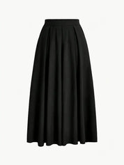 Tijdloze Maxi Rok Met Hoge Taille En Soepel Vallende Plooien