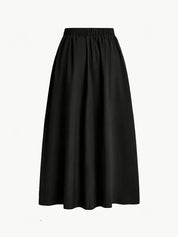 Tijdloze Maxi Rok Met Hoge Taille En Soepel Vallende Plooien