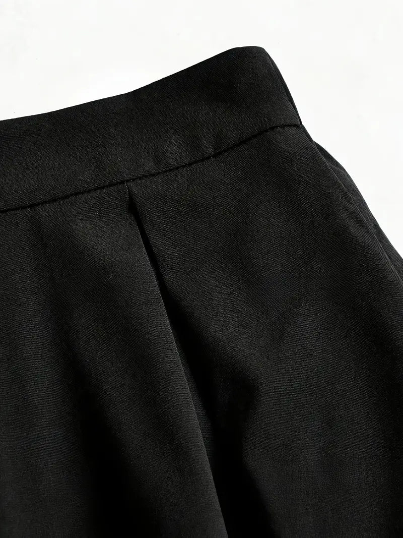 Tijdloze Maxi Rok Met Hoge Taille En Soepel Vallende Plooien