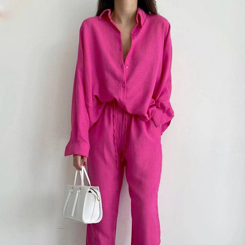 Ladies Summer Set With Blouse And Pants