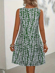 Marcella Dress | Printed Sleeveless Summer Mini Dress